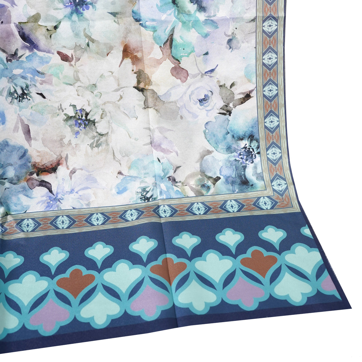 Blue Daisy Dupatta - Motif UK