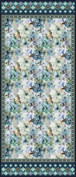 Blue Daisy Dupatta - Motif UK