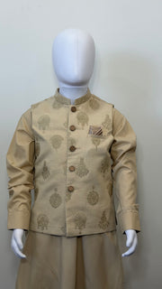 Motif Boys Waistcoat Suit-3463