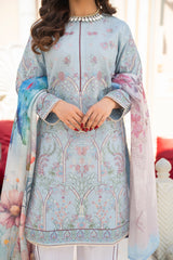 3 piece embroidered lawn suit