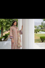 Motif Lawn Printed Suit