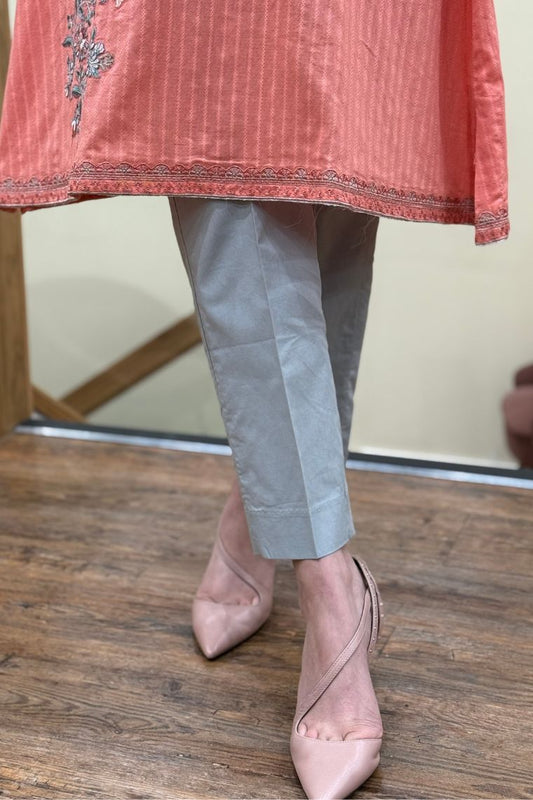 Plain Cotton Trousers - Motif UK