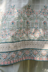 Motif Lawn Embroidered Suit