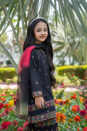 Motif Kids Embroidered Suit