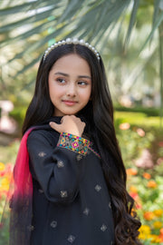 Motif Kids Embroidered Suit