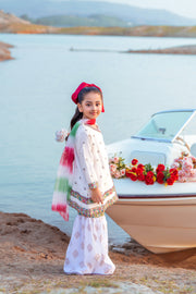 Motif Kids Embroidered Suit