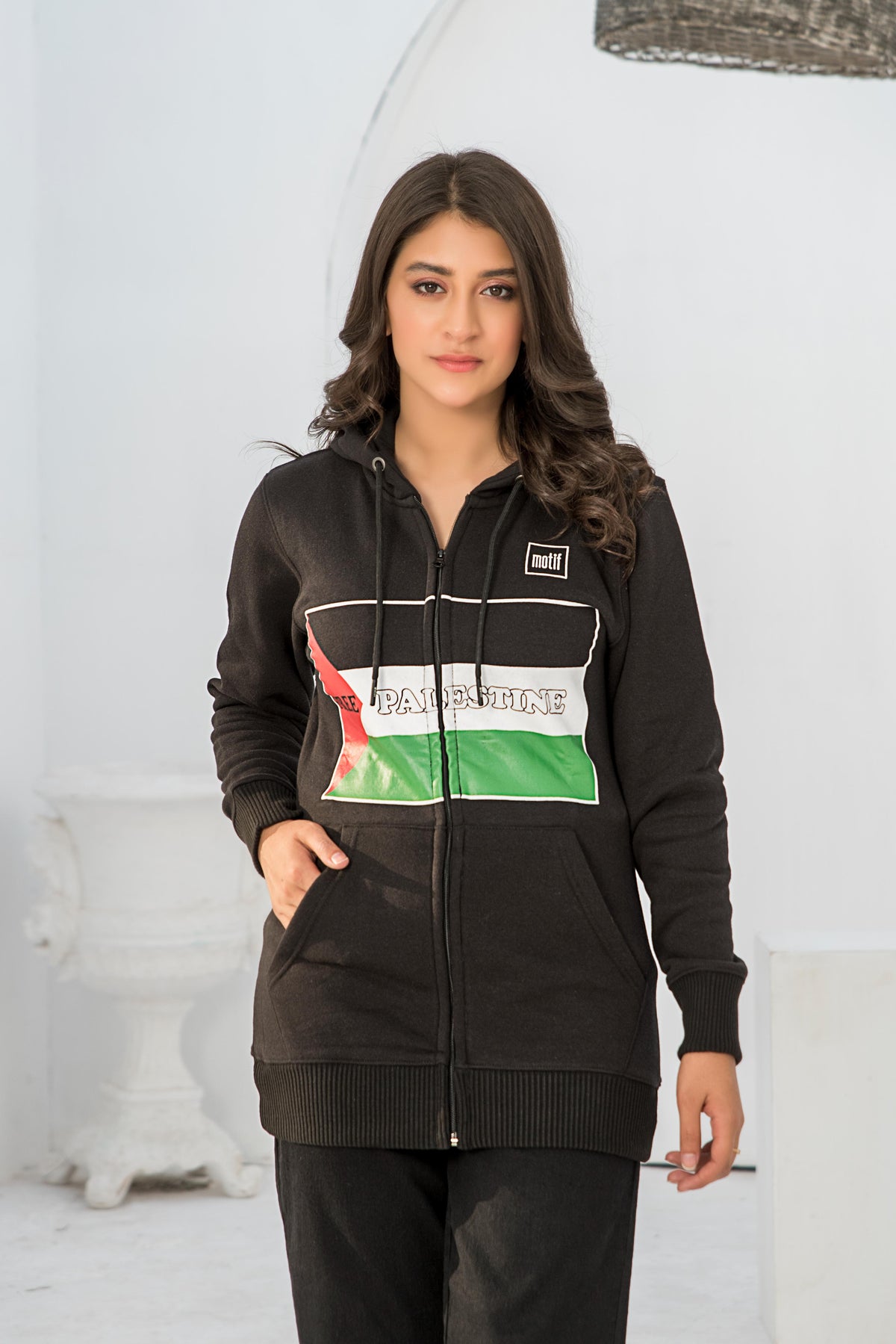 Motif Womens Zipline Hoodie-002 - Motif UK