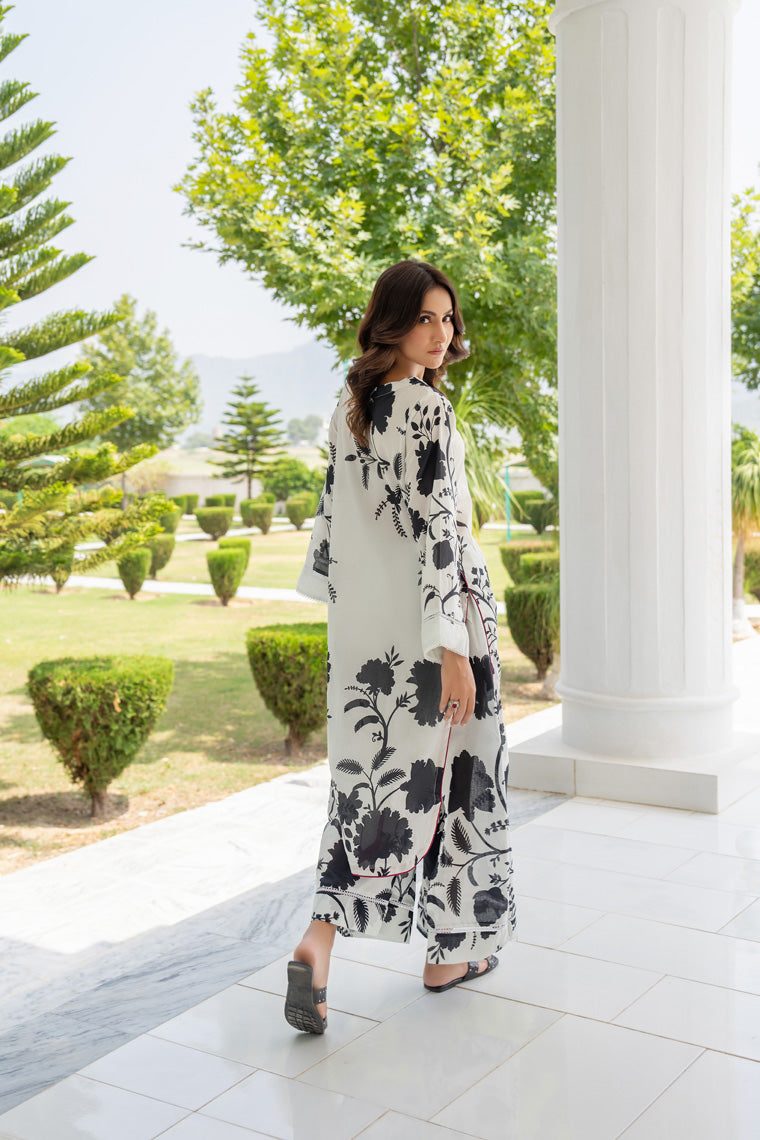 Motif Lawn Printed Co-ord Set-018