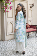 Motif Lawn Embroidered Suit-010