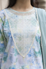 Motif Lawn Embroidered Suit-010