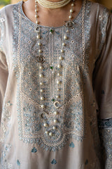 Motif Masoori Lawn Embroidered Suit