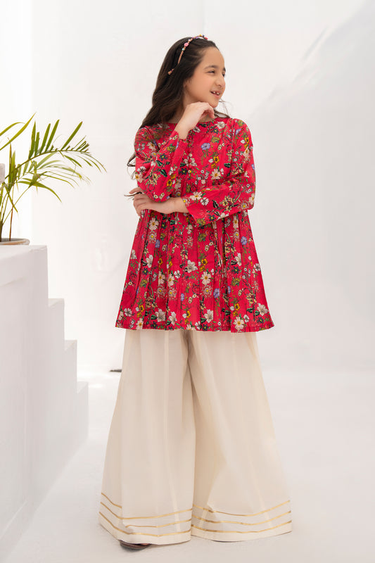 Motif Kids Lawn Printed Co-ord Set-022 - Motif UK