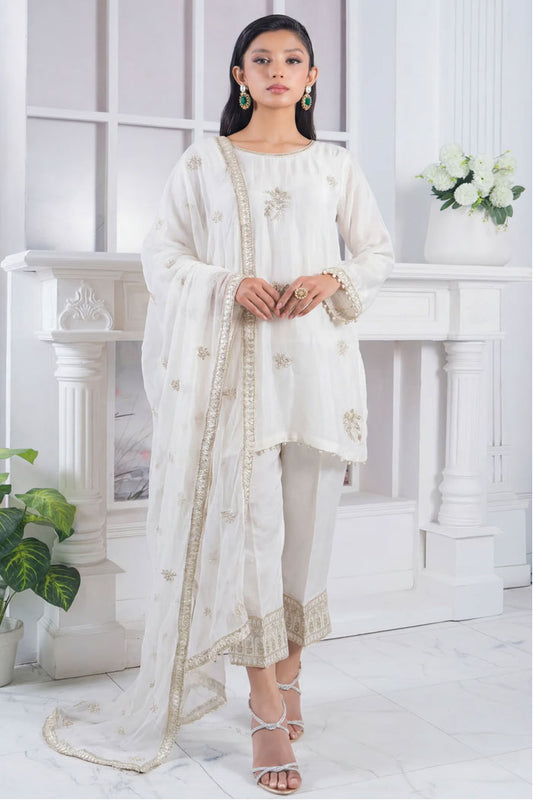 Motif Grip Embroidered Suit-035