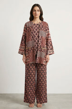 Motif Printed Co-ord Set-011
