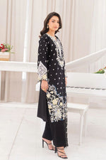 Motif Cambric Embroidered Suit-019