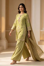 Motif Embroidered Lawn Suit-4153