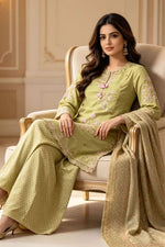 Motif Embroidered Lawn Suit-4153