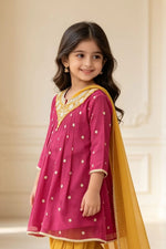 Motif Kids Embroidered Suit-26342