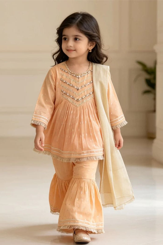Motif Kids Printed Suit-25372