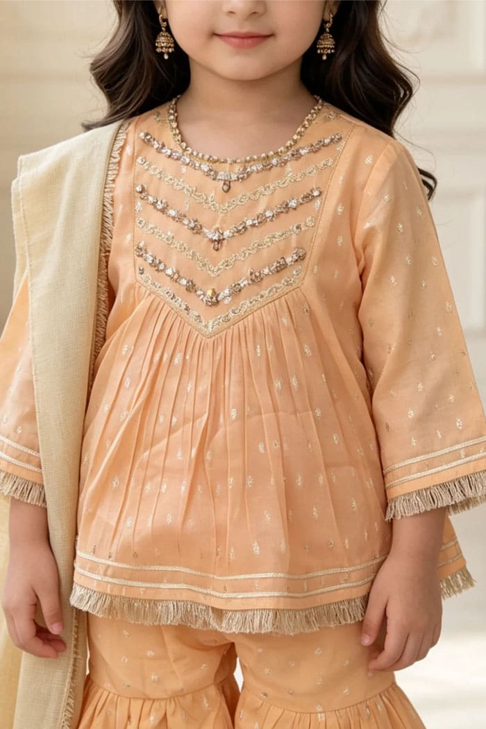Motif Kids Printed Suit-25372