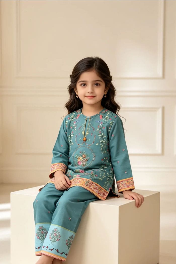 Motif Kids Printed Suit-26349