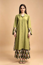 Motif Printed Cambric Suit-009