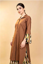 Motif Printed Cambric Suit-009