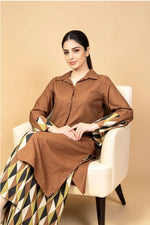 Motif Printed Cambric Suit-009