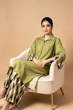 Motif Printed Cambric Suit-009