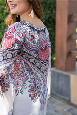 Motif Printed Lawn Co-Ord Set-003