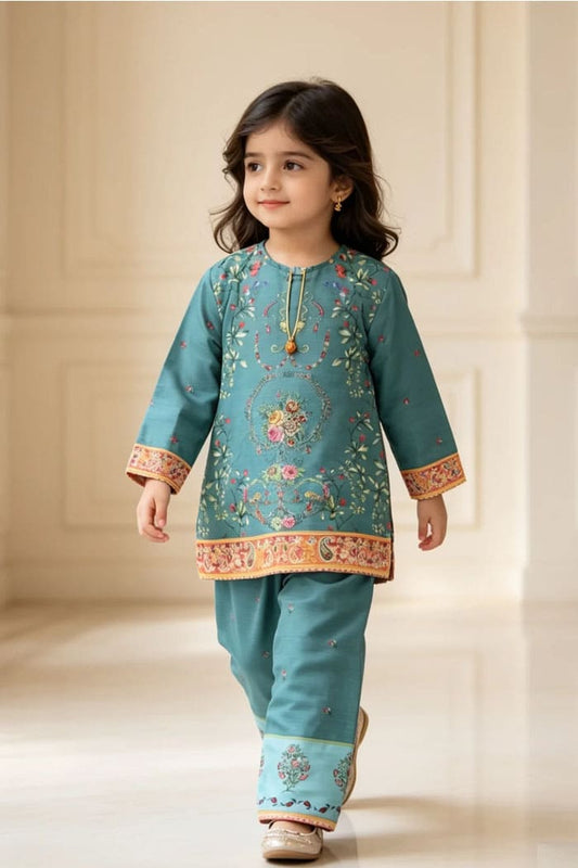 Motif Kids Printed Suit-26349