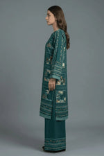 Motif Silk Printed Co-ord Set-055