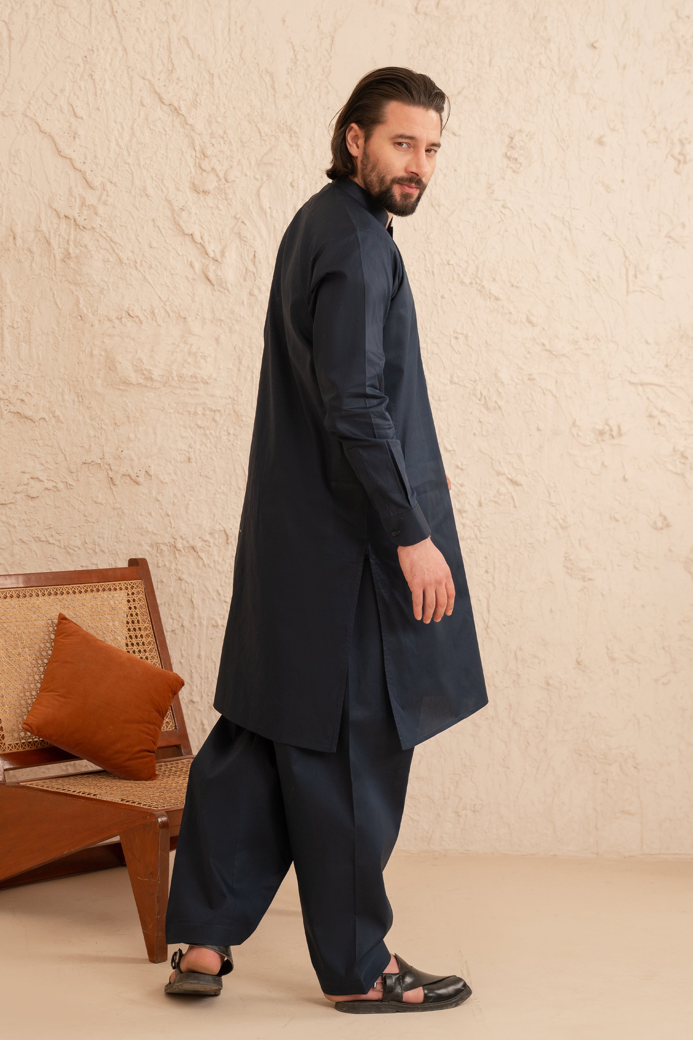 Motif Men Embroidered Shalwar Kameez