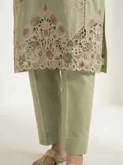 Motif Khaddar Embroidered Suit-074