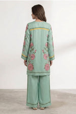 Motif Silk Printed Co-ord Set-063