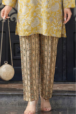 Motif Cambric Embroidered Co-Ord Set-005