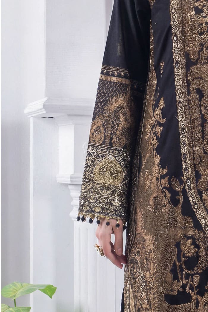 Motif Jacquard Embroidered Suit-3997