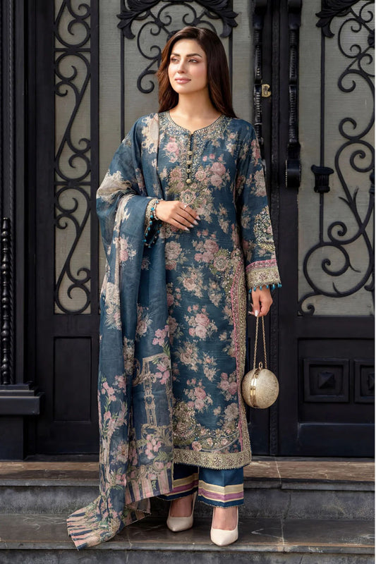 Motif Munar Embroidered suit-3984