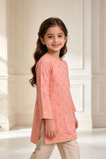 Motif Girls Embroidered suit-005-2