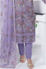 Motif Cotton Embroidered Suit-225