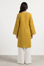 Motif Solid Embroidered Kurta-058