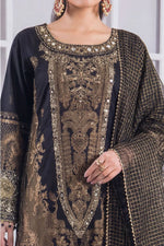 Motif Jacquard Embroidered Suit-3997