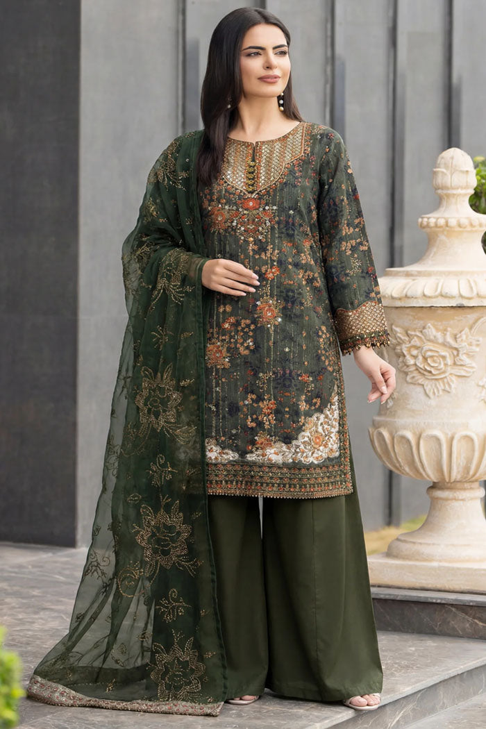 Motif Munar Embroidered suit-3993