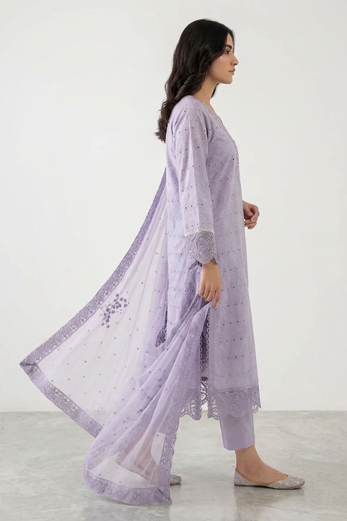 Motif Chikankari 3Pc suit-118