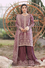 Motif Organza Embroidered Suit-009