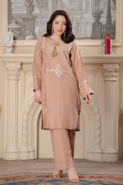 Motif Viscose Embroidered Co-ord Set-011