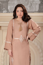 Motif Viscose Embroidered Co-ord Set-011