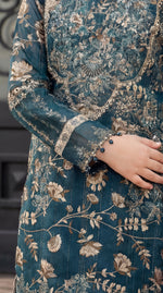 Motif Girls Munar Embroidered suit-685