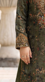 Motif Girls Munar Embroidered suit-686