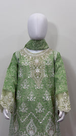 Motif Kids Lawn Printed Suit-26521